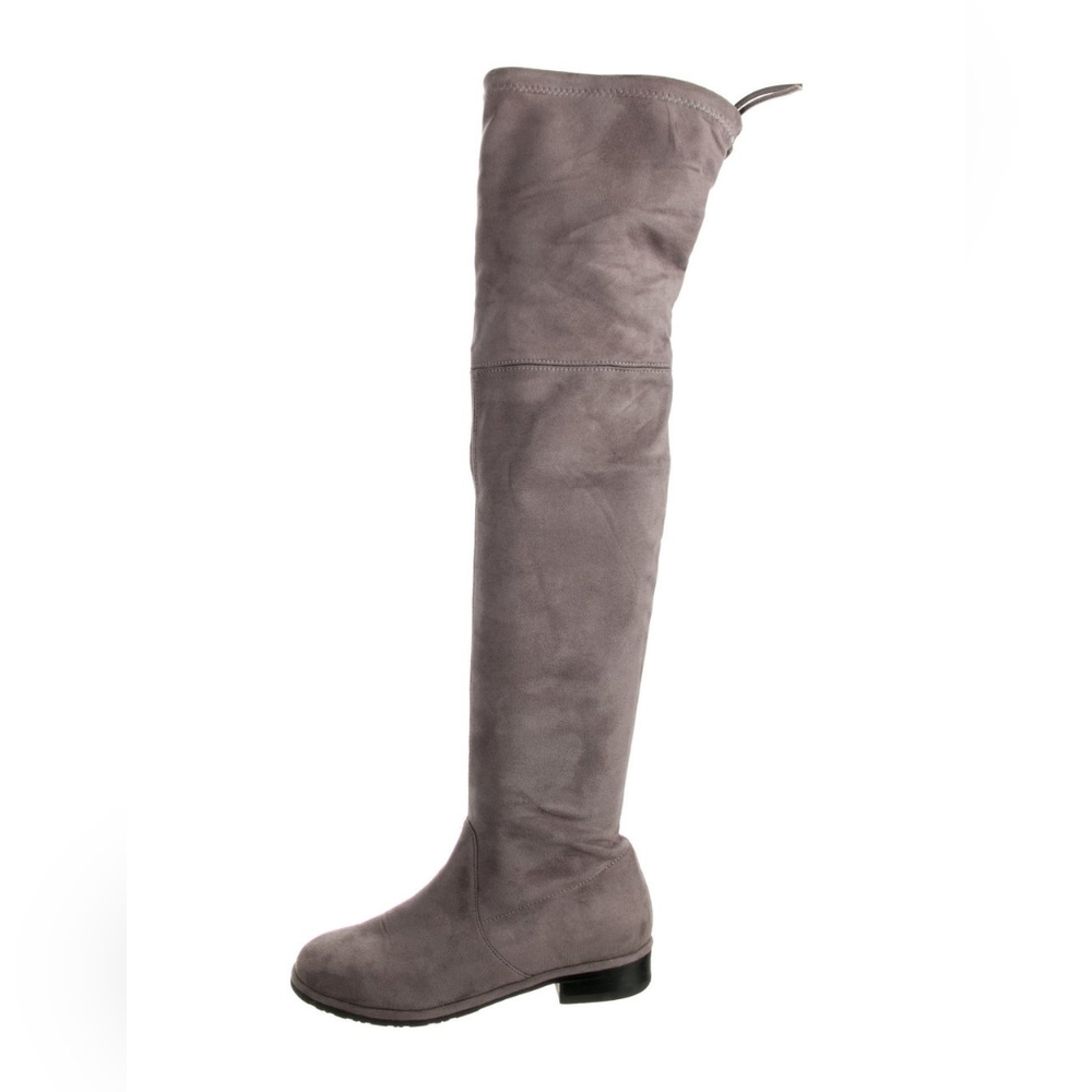 Stuart Weitzman x Russell & Bromley Burgundy Lowland Suede Boots 38